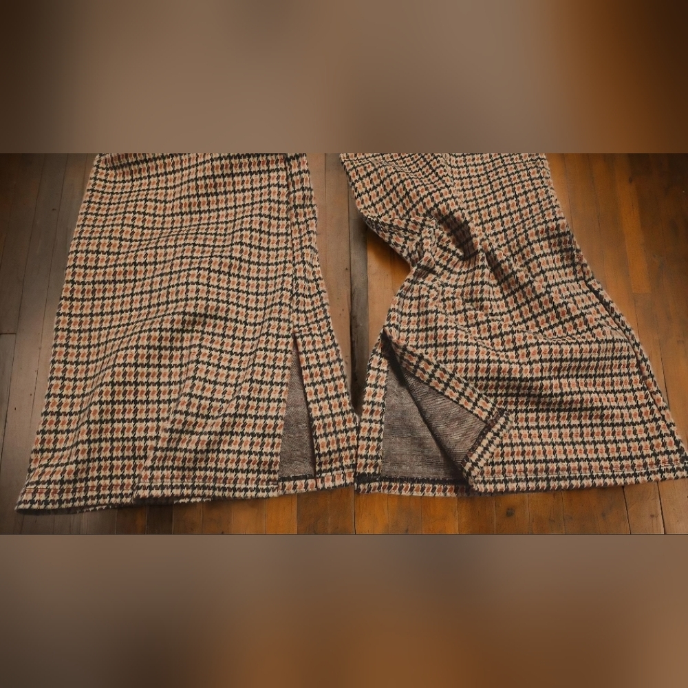 Maurices Modern Houndstooth Trousers in Black, Rust, & Tan